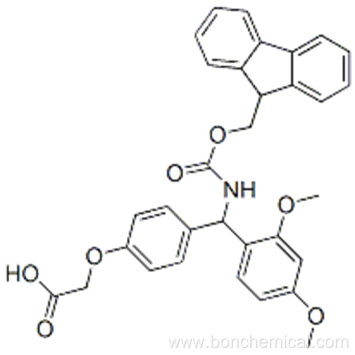 4-[(2,4-Dimethoxyphenyl)(Fmoc-amino)methyl]phenoxyacetic acid CAS 145069-56-3